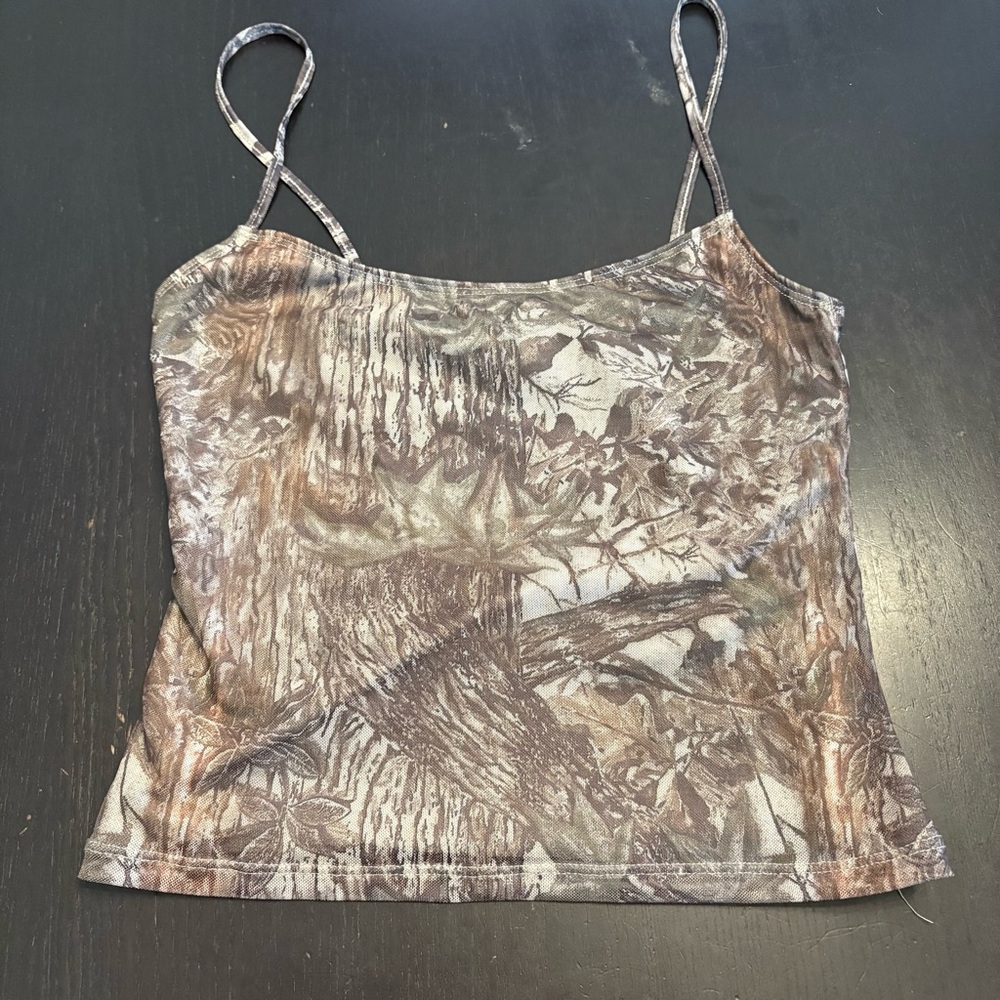 Motel Rocks Real Tree Camo Tank Top - Picture 2 of 3